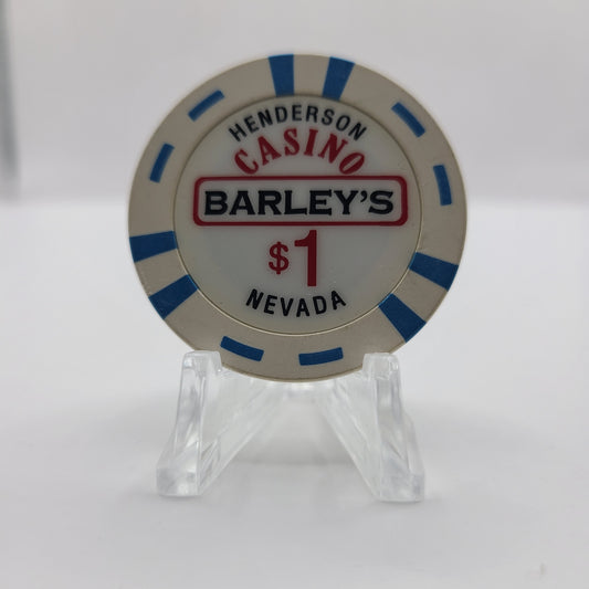 Barley's Casino & Brewing Henderson Nevada 2002 $1 Chip V7955