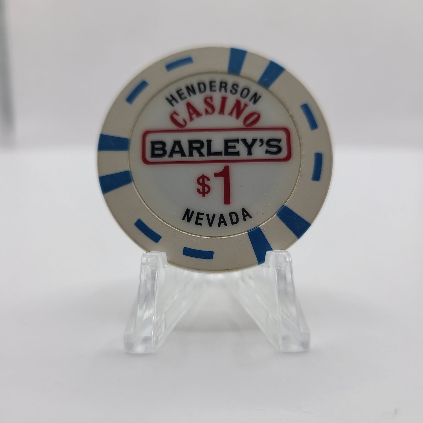 Barley's Casino & Brewing Henderson Nevada 2002 $1 Chip V7955