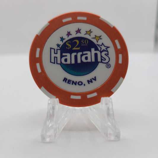 Harrah's Casino Reno Nevada $2.50 Chip N8526