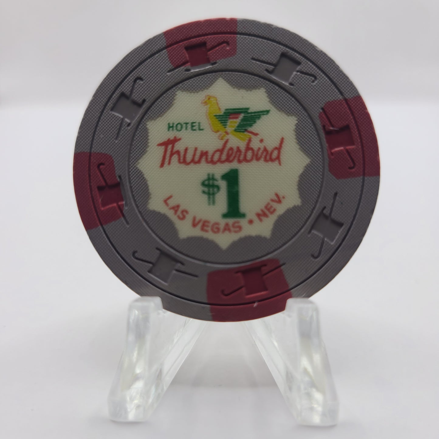 Hotel Thunderbird Las Vegas NV $1 Chip 1960's N3812