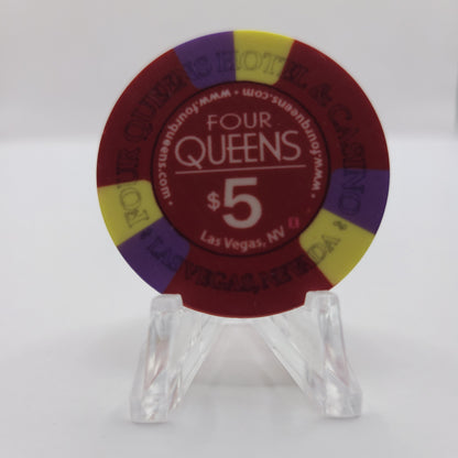 Four Queens Hotel Casino Las Vegas Nevada 2024 $5 Chip