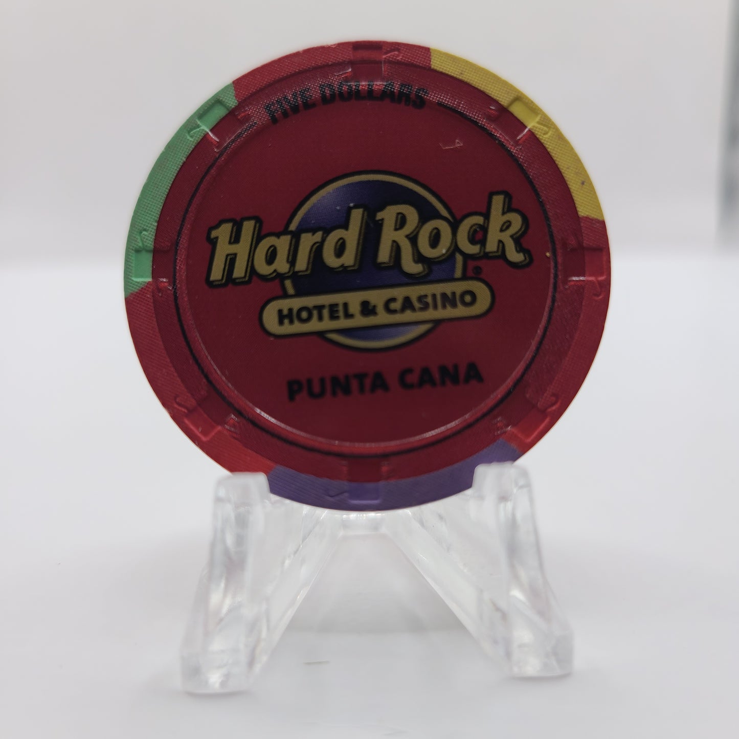 Hard Rock Hotel Casino Punta Cana Dominican Republic 2010 $5 Chip