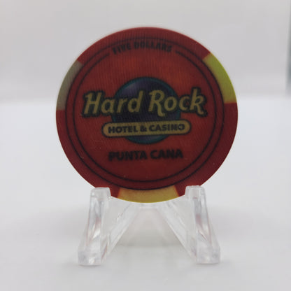 Hard Rock Hotel Casino Punta Cana Dominican Republic 2018 $5 Chip