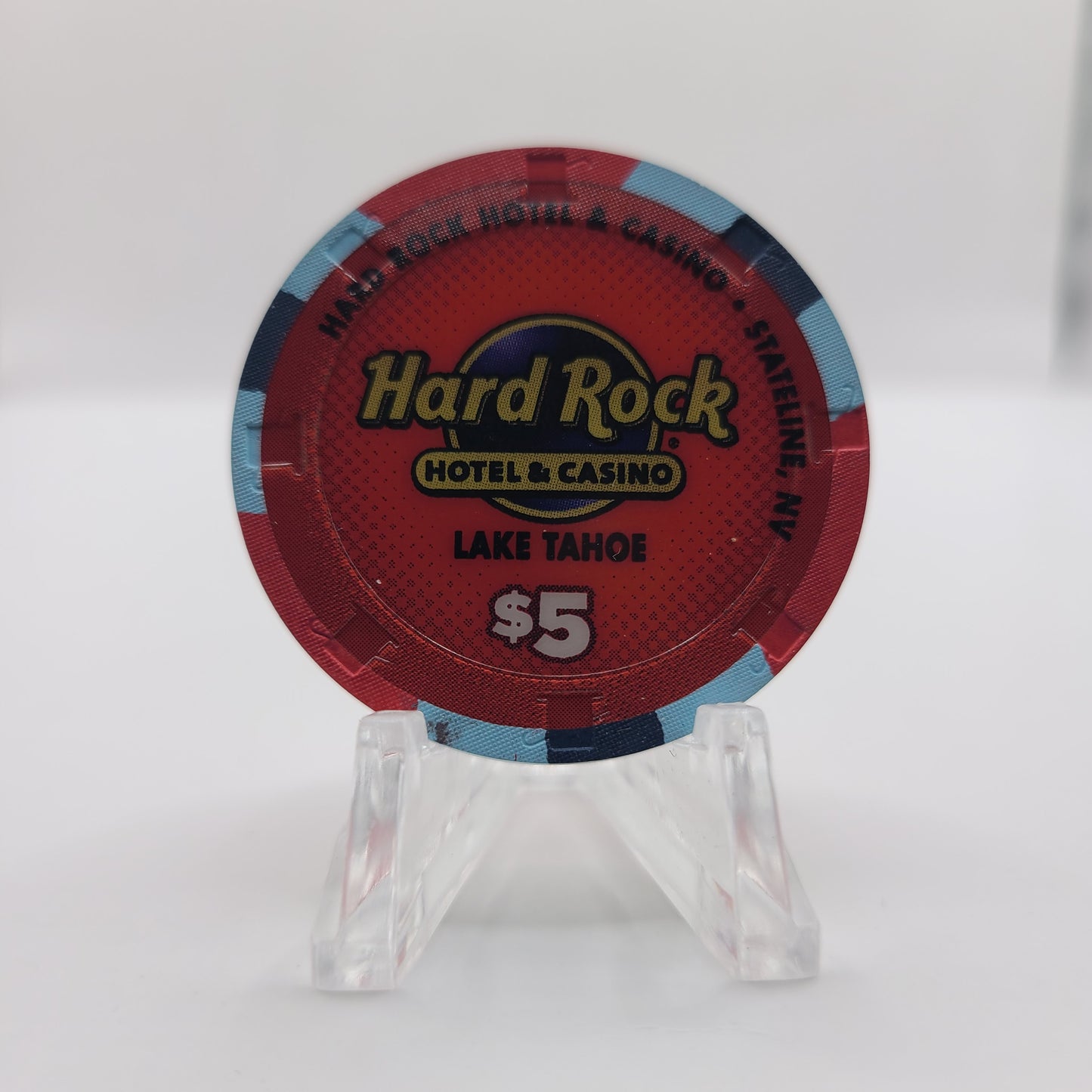 Hard Rock Hotel Casino Lake Tahoe Nevada 2015 $5 Chip D1750