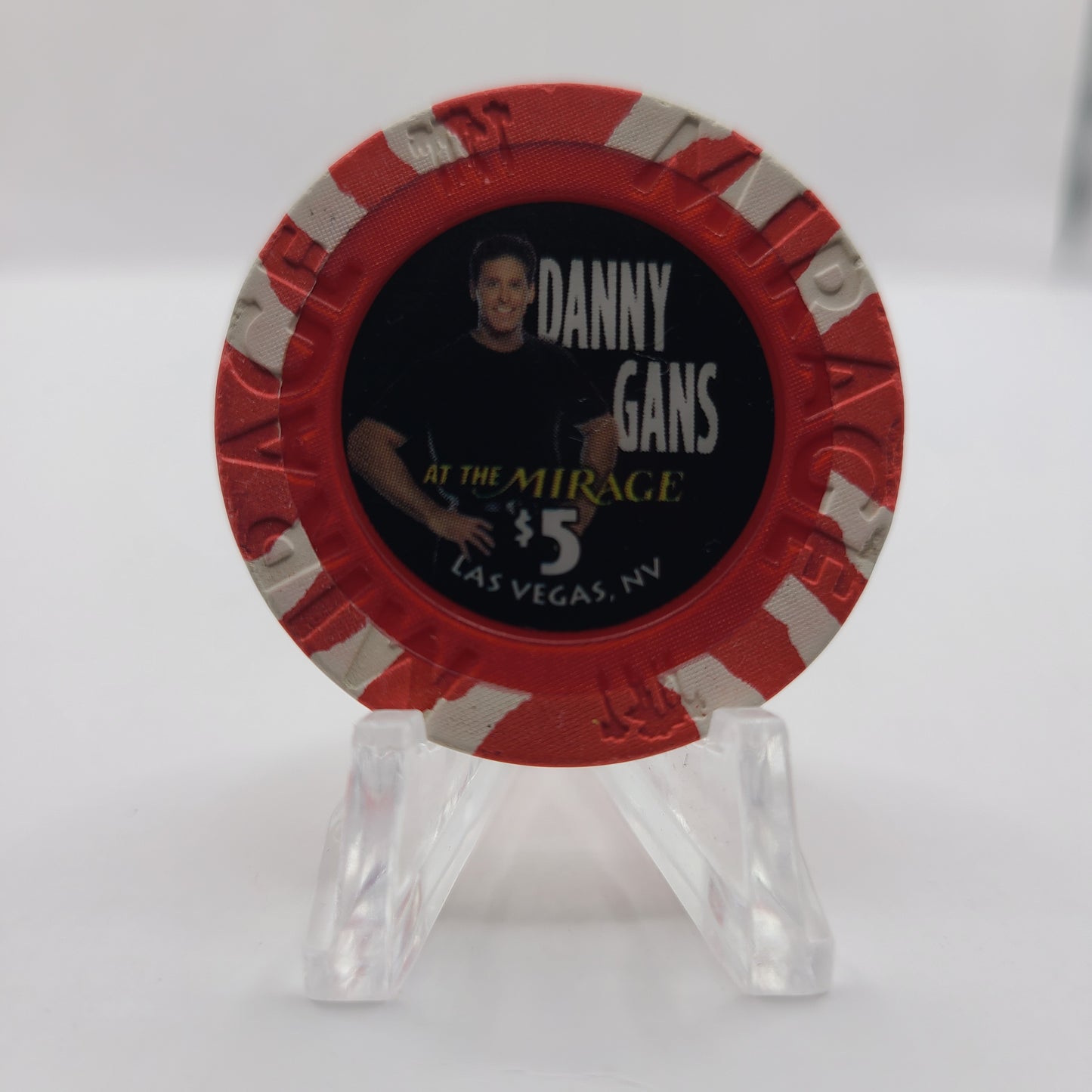 Mirage Hotel Casino Las Vegas Nevada 2000 $5 Chip V5050 "Danny Gans"