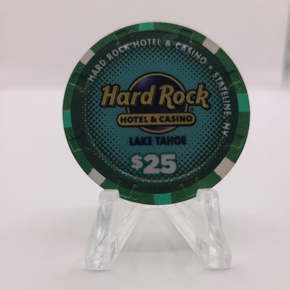 Hard Rock Hotel Casino Lake Tahoe Nevada 2015 $25 Chip D1753