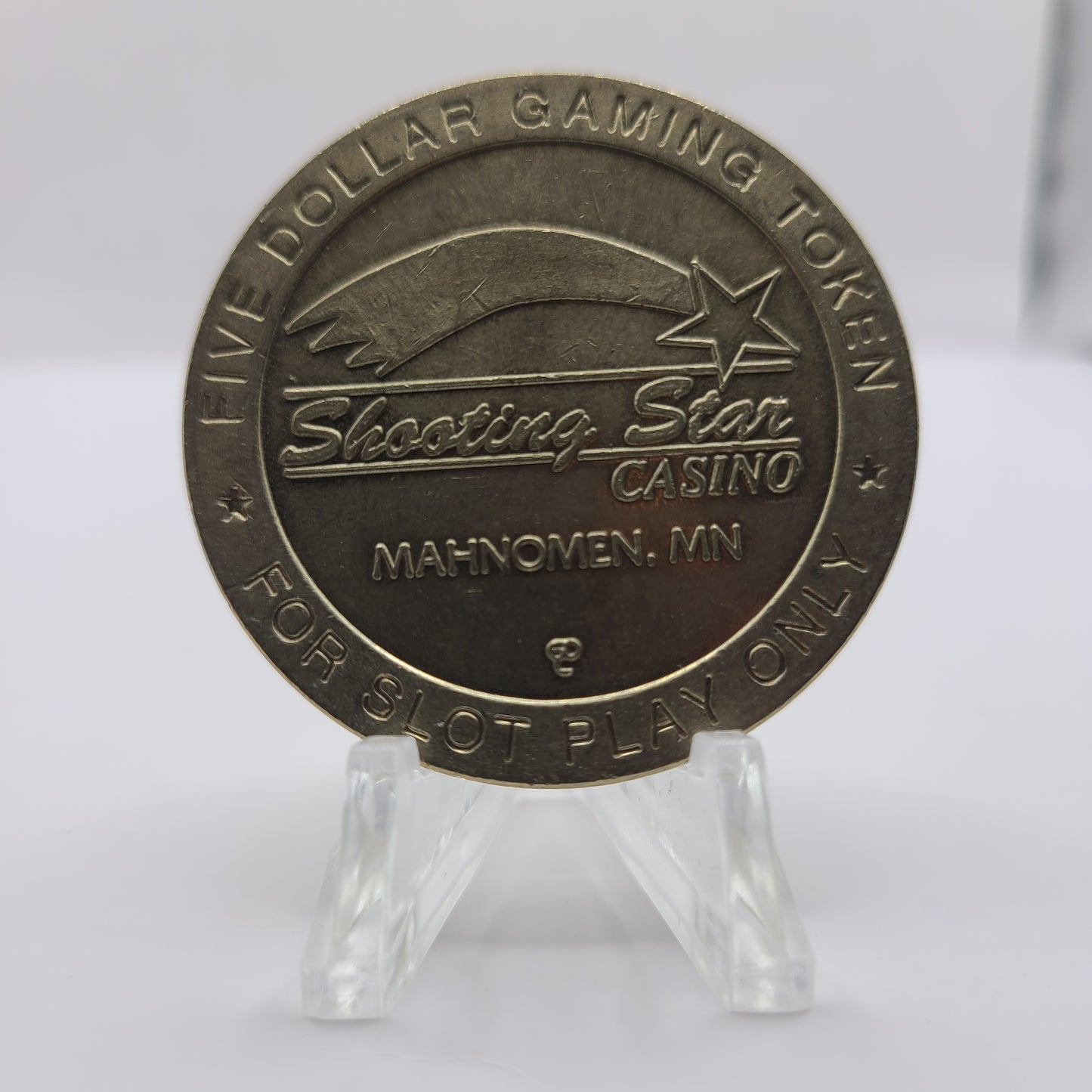 Shooting Star Casino Mahnomen Minnesota $5 Token