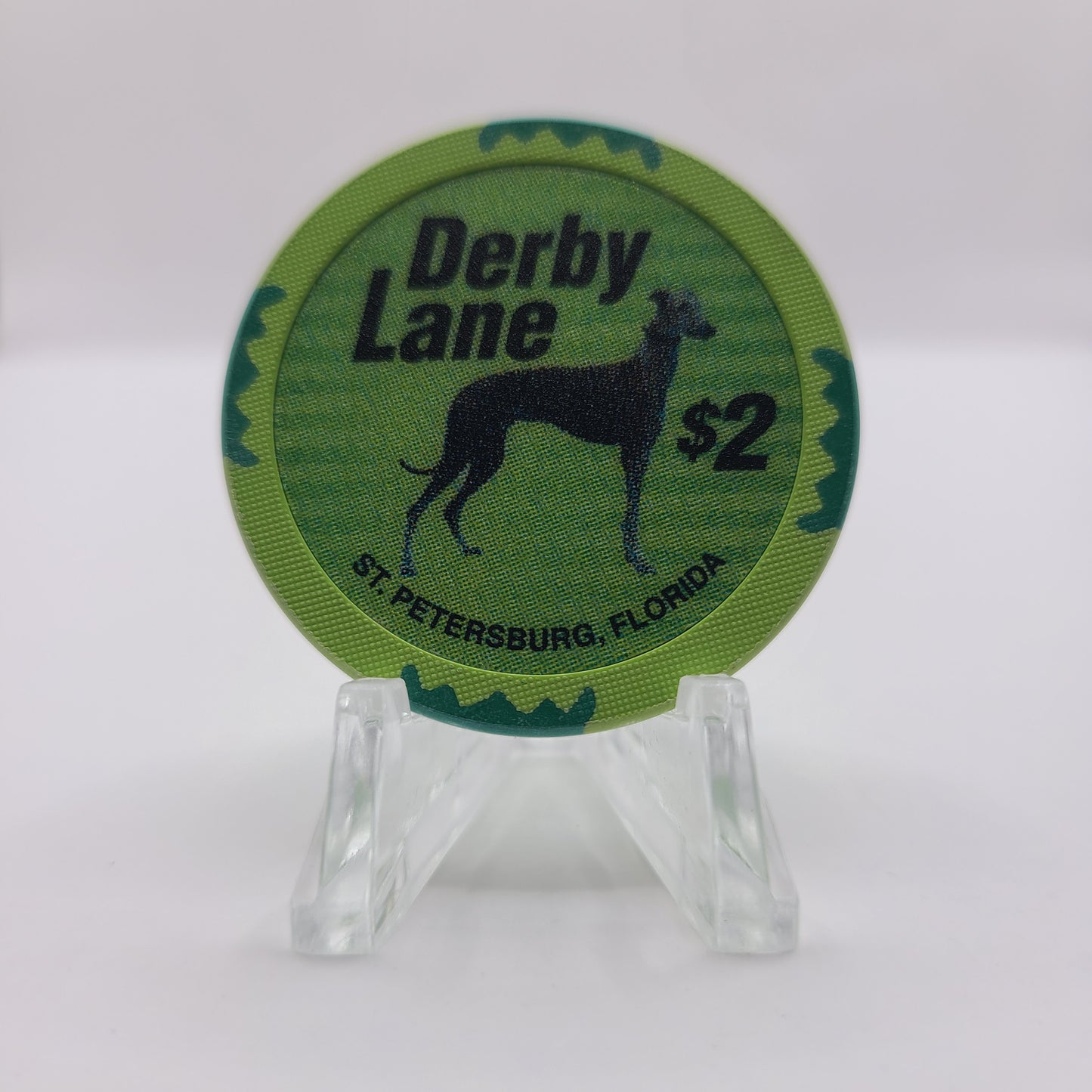 Derby Lane Racino St Petersburg Florida $2 Chip