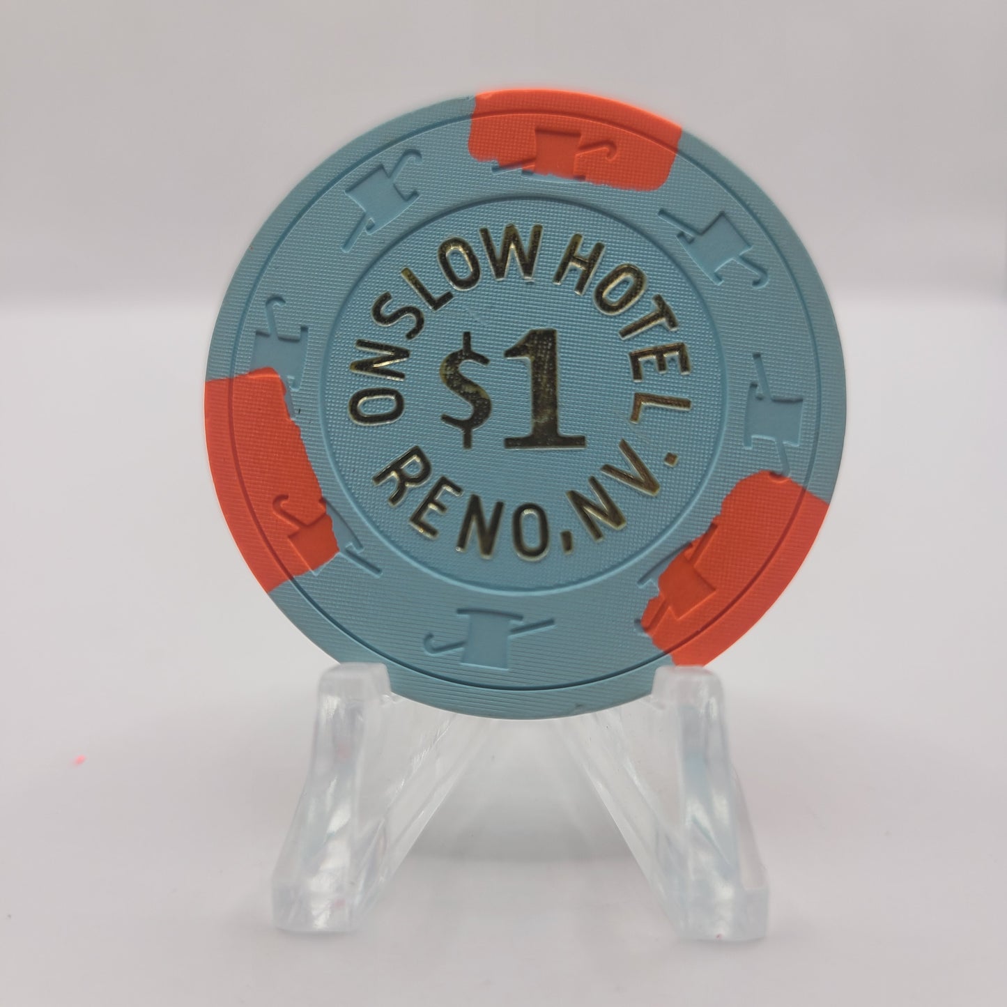 Onslow Hotel Casino Reno Nevada 1989 $1 Chip N5411