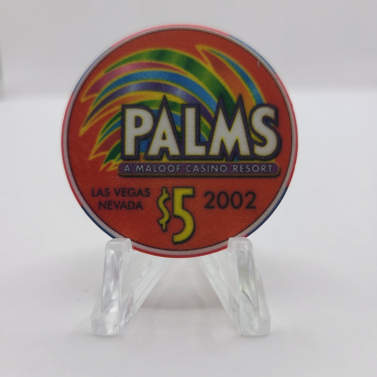 Palms Hotel Casino Las Vegas Nevada 2002 "BINGO ELLIE" $5 Chip E1966 LTD 3000