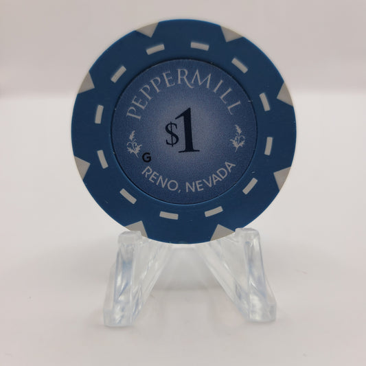 Peppermill Hotel Casino Reno Nevada 2013 $1 Chip D1119