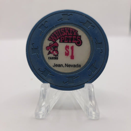 Whiskey Pete's Hotel Casino Jean Nevada 1989 $1 Chip N2309