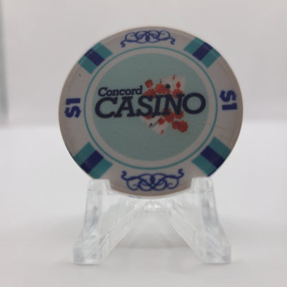 Concord Casino Concord New Hampshire $1 Chip