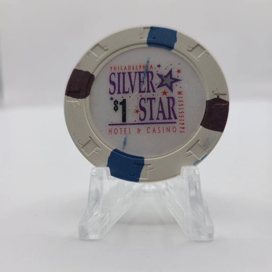 Silver Star Hotel Casino Philadelphia Mississippi 1994 $1 Chip