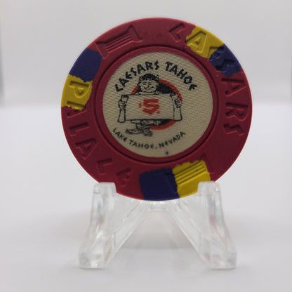 Caesars Tahoe Casino Lake Tahoe Nevada 1980's $5 Chip N4979