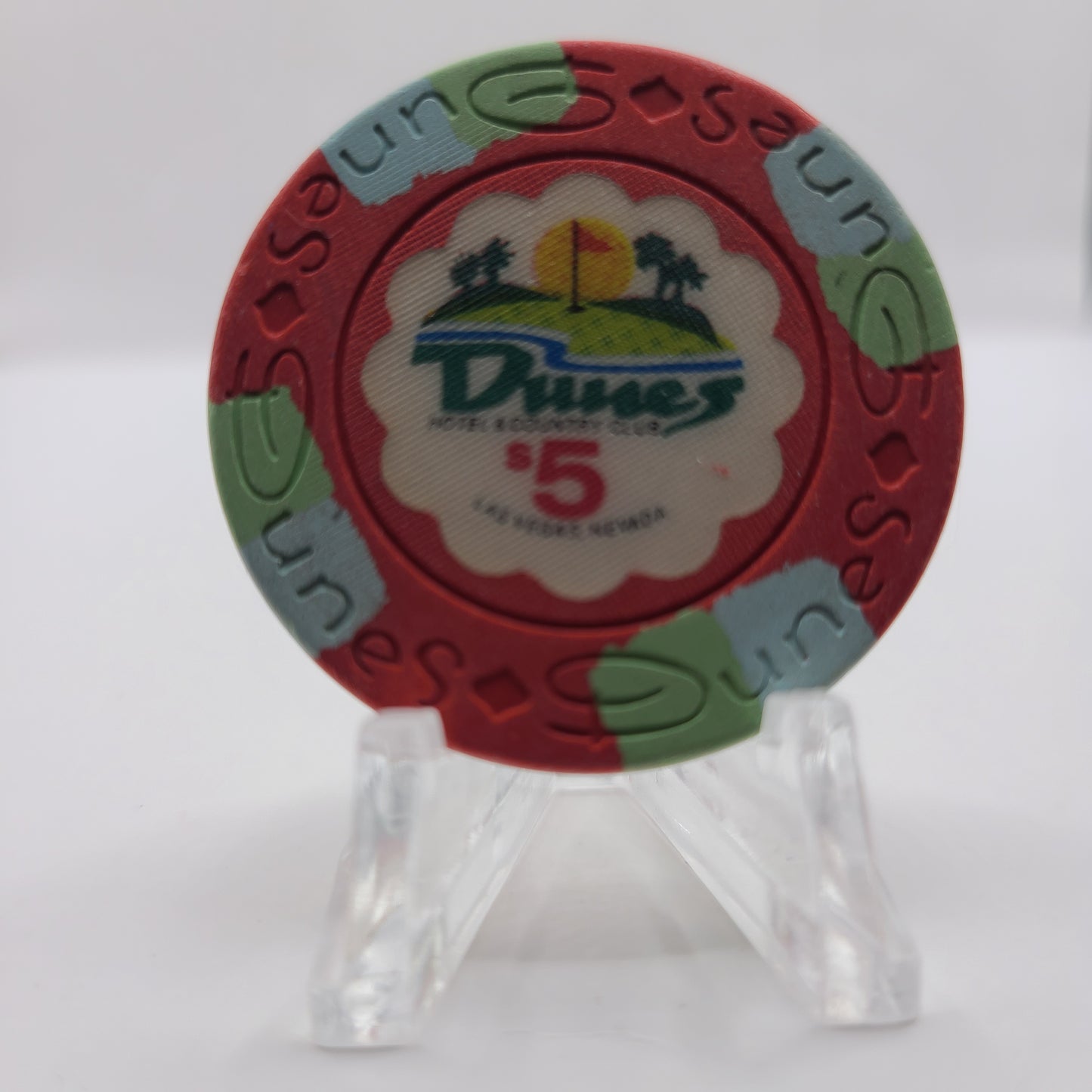 Dunes Casino Las Vegas Nevada 1989 $5 Chip N1516