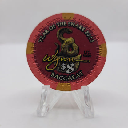 Wynn Hotel Casino Las Vegas Nevada 2013 "Year of the Snake" Baccarat Chip LTD 5000