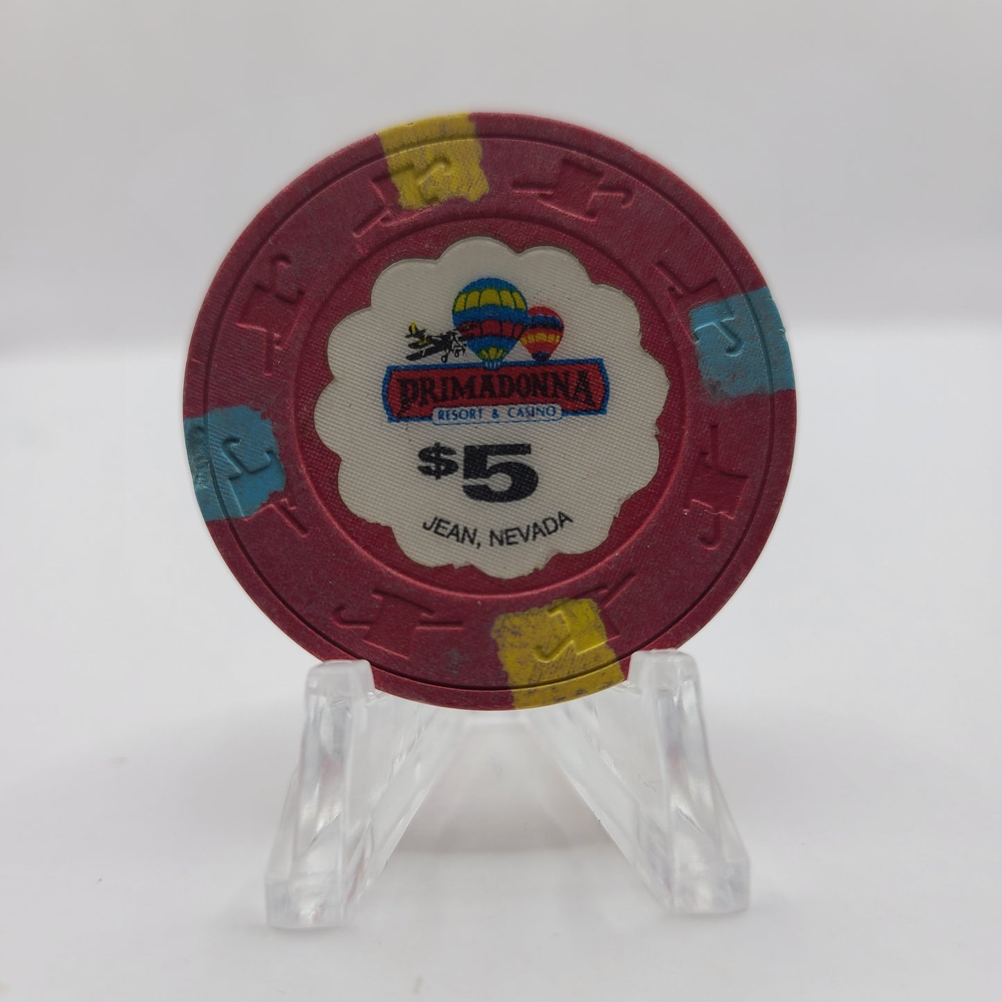 Primadonna Resort Casino Jean Nevada 1990 $5 Chip N2023