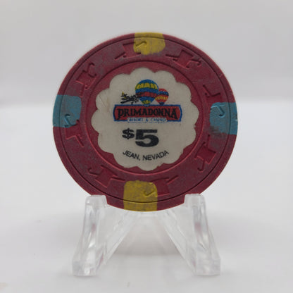 Primadonna Resort Casino Jean Nevada 1990 $5 Chip N2023