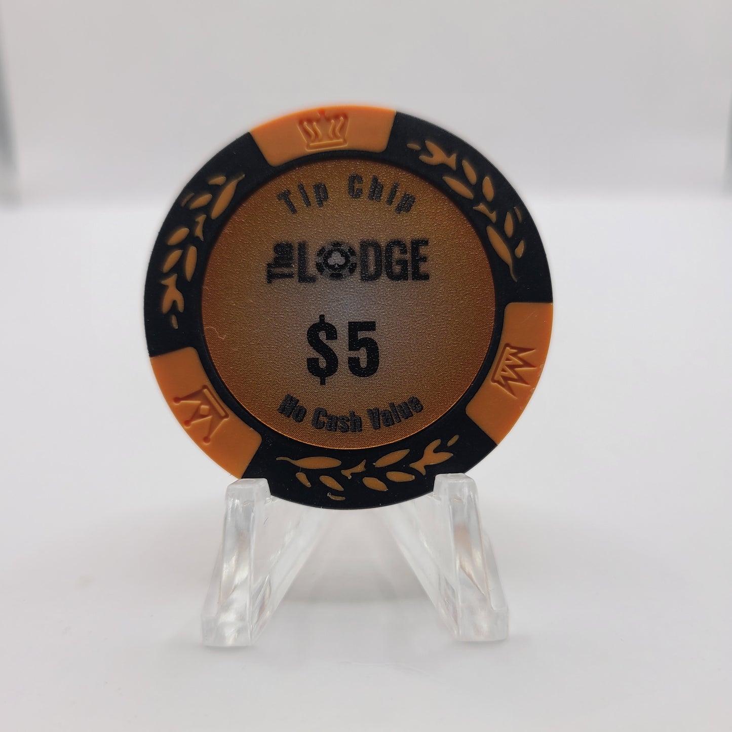 The Lodge Poker Club Round Rock Texas Card Room Tip Chip