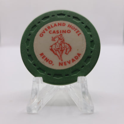 Overland Hotel Casino Reno Nevada 1968 Roulette Chip N5423