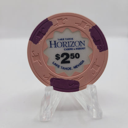 Horizon Resort Casino Lake Tahoe Nevada 1990 $2.50 Chip N1351