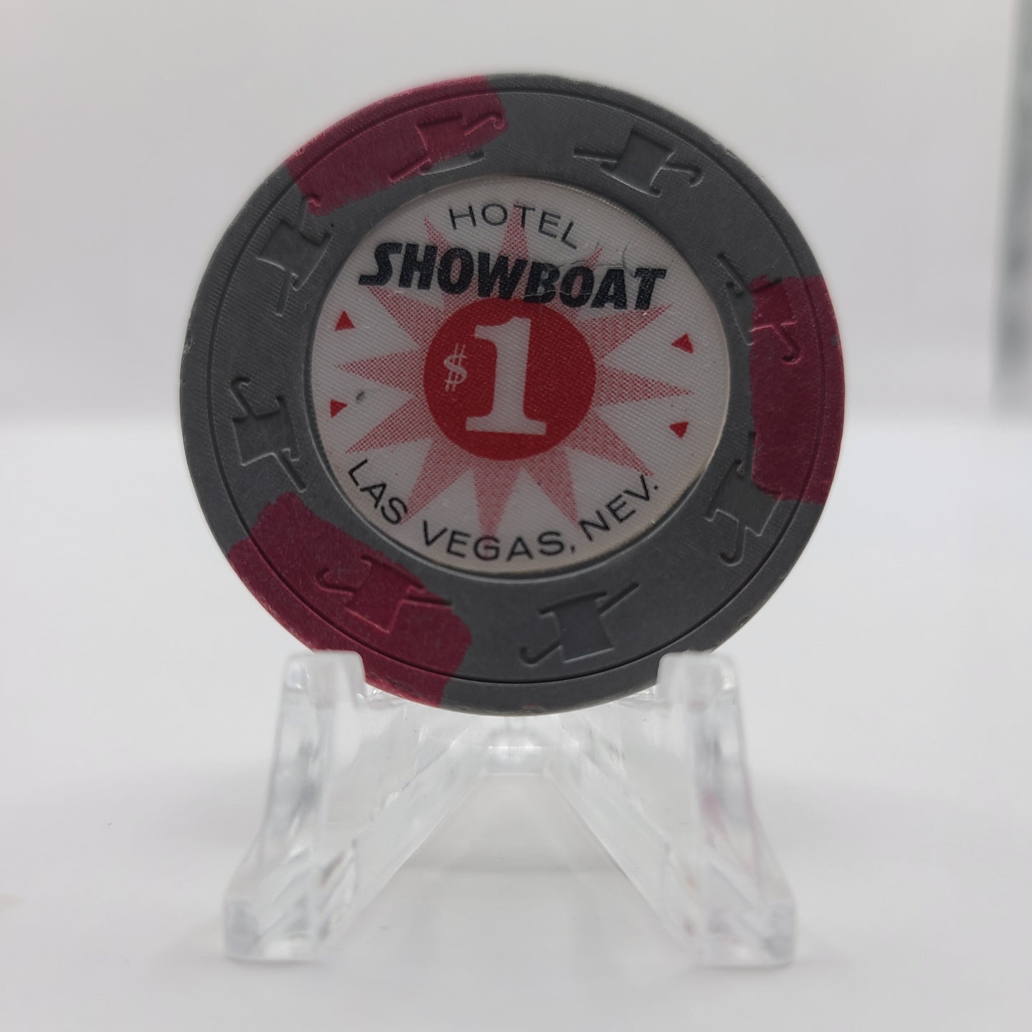 Showboat Hotel Casino Las Vegas Nevada 1967 $1 Chip V1492