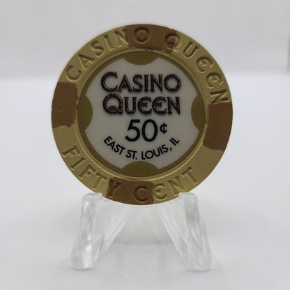 Casino Queen Riverboat Casino E St.Louis Illinois 2007 $.50 Chip