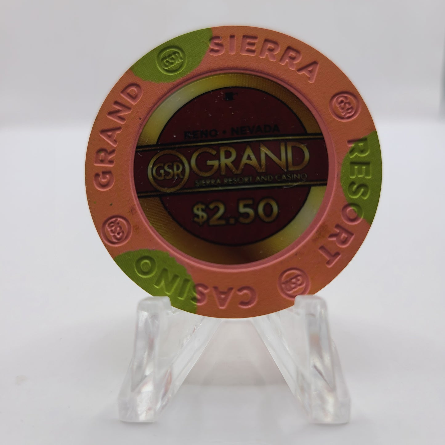 Grand Sierra Resort Casino Reno Nevada 2018 $2.50 Chip D2713