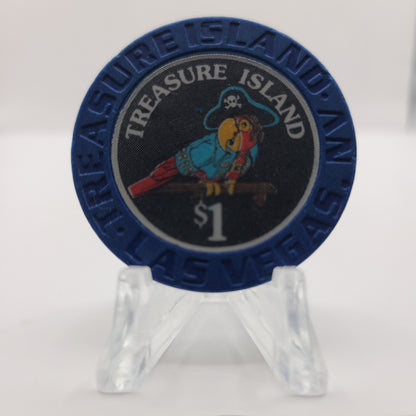 Treasure Island Resort Casino Las Vegas Nevada 1993 $1 Chip N7861