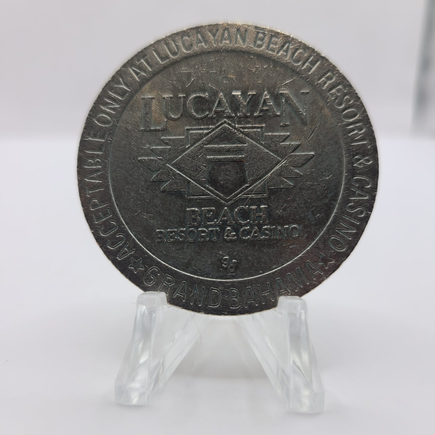 Lucayan Beach Monte Carlo Casino Lucaya Bahamas $5 Token