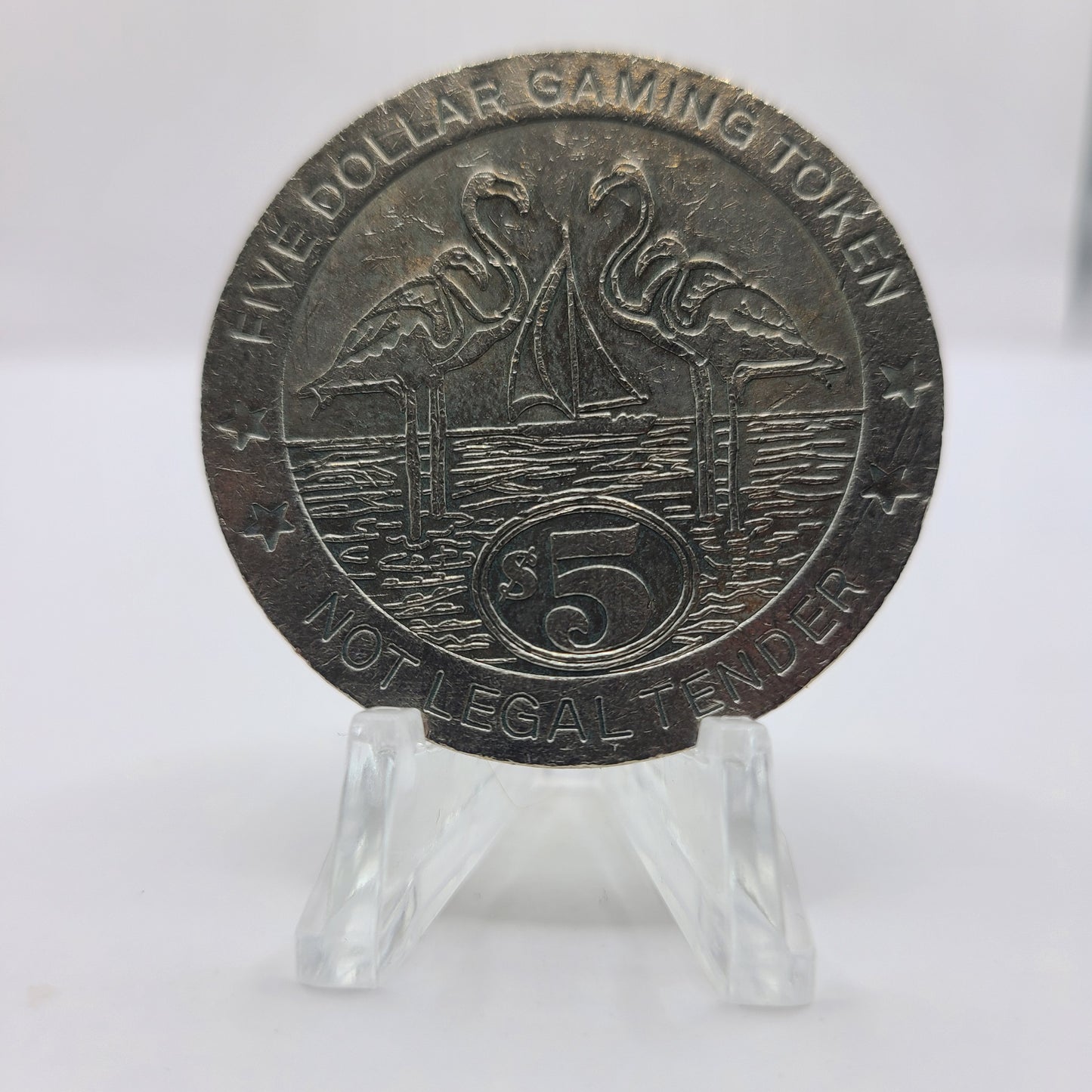 Lucayan Beach Monte Carlo Casino Lucaya Bahamas $5 Token