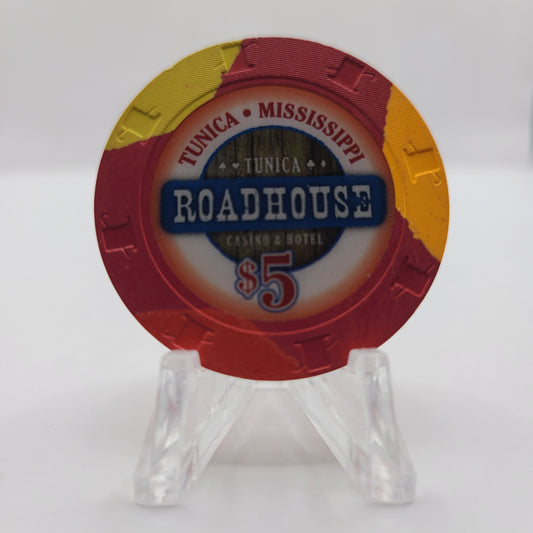 Roadhouse Hotel "Riverboat" Casino Tunica Mississippi 2009 $5 Chip