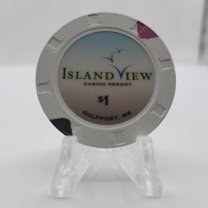 Island View "Riverboat" Casino Resort Gulfport Mississippi 2006 $1 Chip