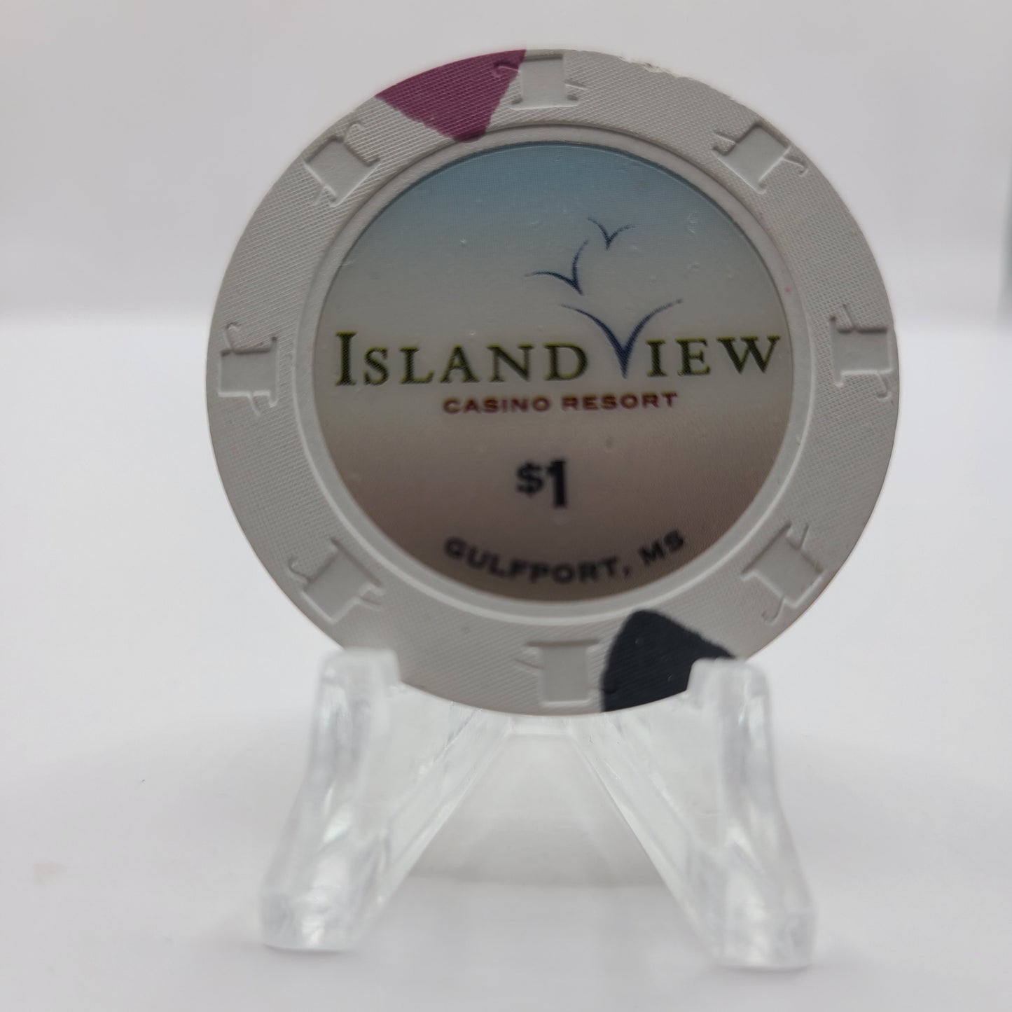 Island View "Riverboat" Casino Resort Gulfport Mississippi 2006 $1 Chip