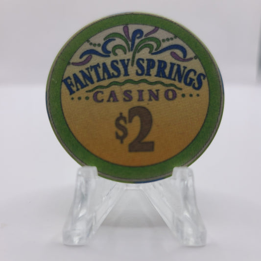 Fantasy Springs Resort Casino Indio California $2 Chip