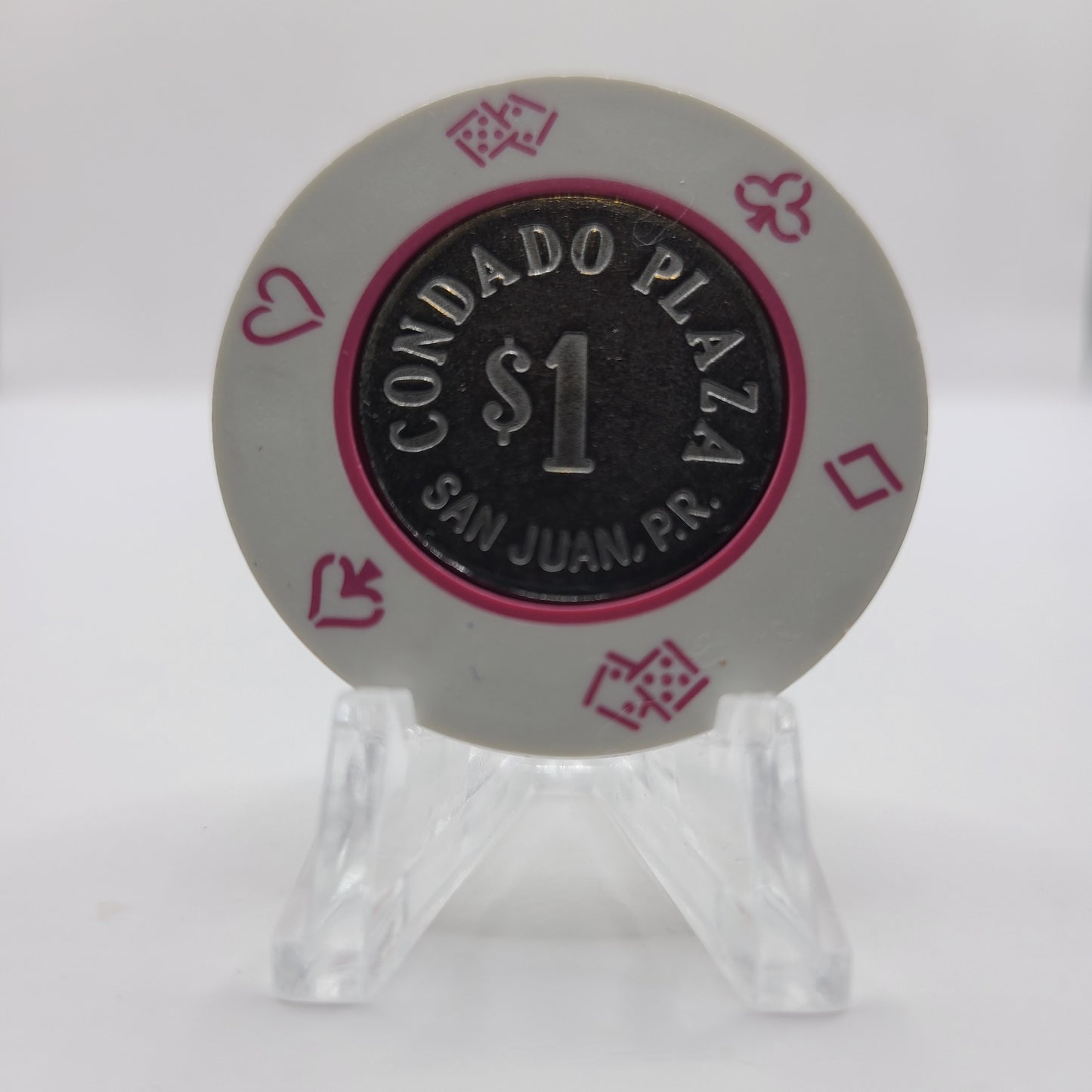 Condado Plaza Hotel Casino San Juan Puerto Rico $1 Chip