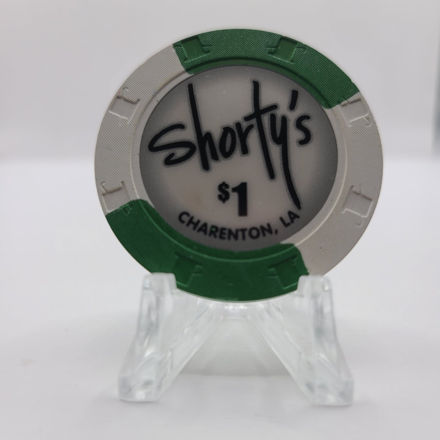 Shorty's Cypress Bayou Casino Charenton Louisiana $1 Chip