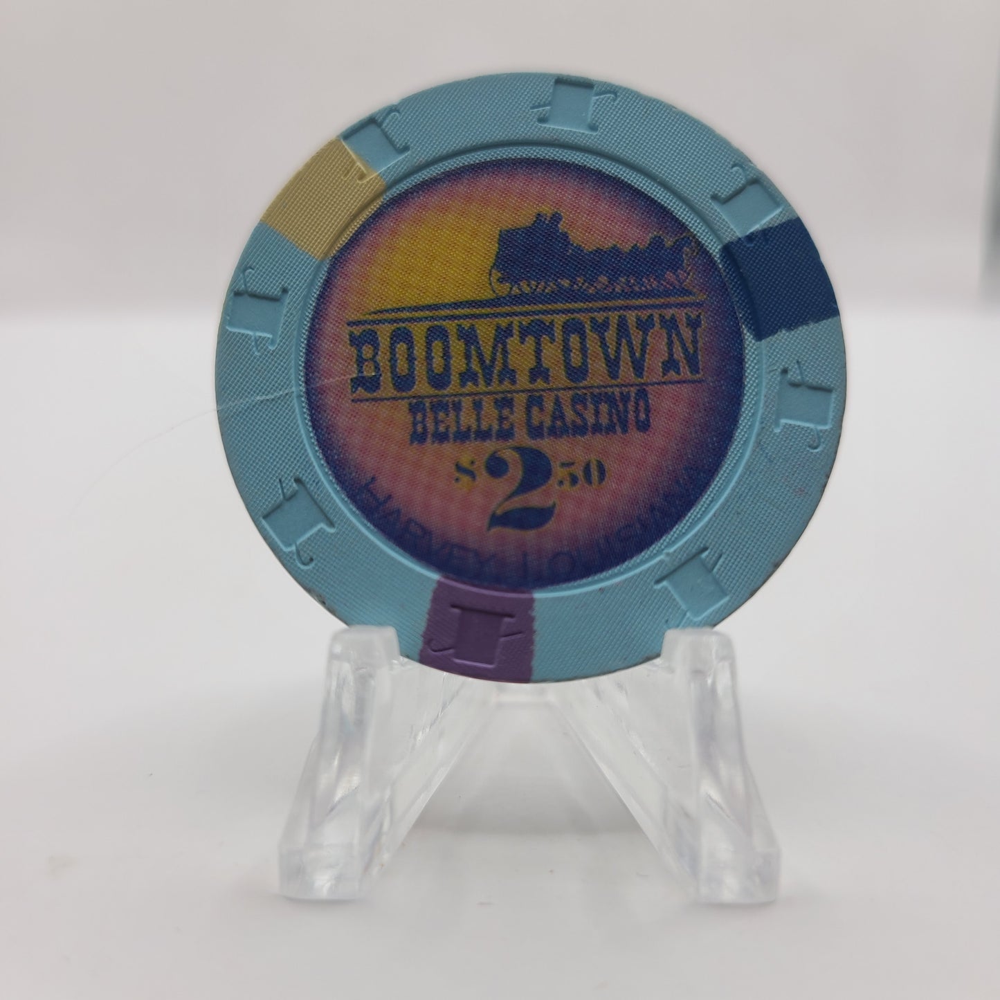 Boomtown Belle Riverboat Casino Harvey Louisiana $2.50 Chip