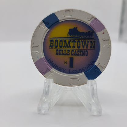 Boomtown Belle Riverboat Casino Harvey Louisiana $1 Chip