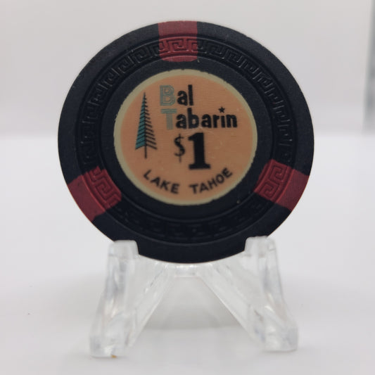 Bal Tabarin Casino Lake Tahoe Nevada 1958 $1 Chip N4941.1