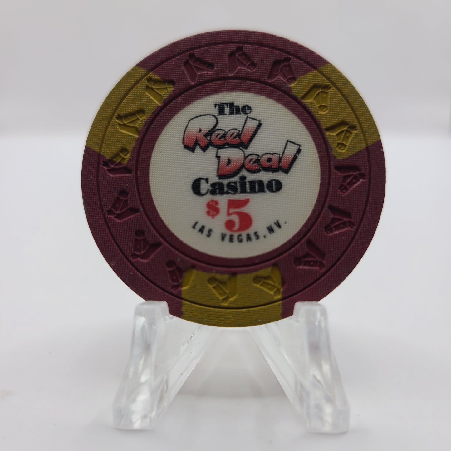 The Reel Deal Casino Las Vegas Nevada 1992 $5 Chip N6988