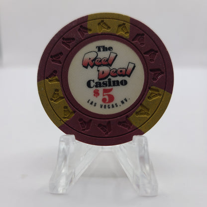 The Reel Deal Casino Las Vegas Nevada 1992 $5 Chip N6988