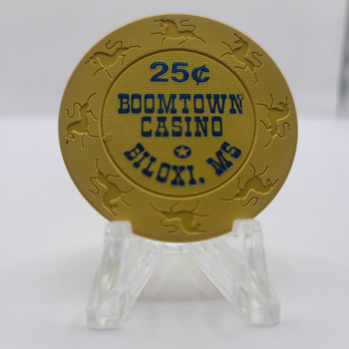 Boomtown "Riverboat" Casino Biloxi Mississippi $.25 Chip