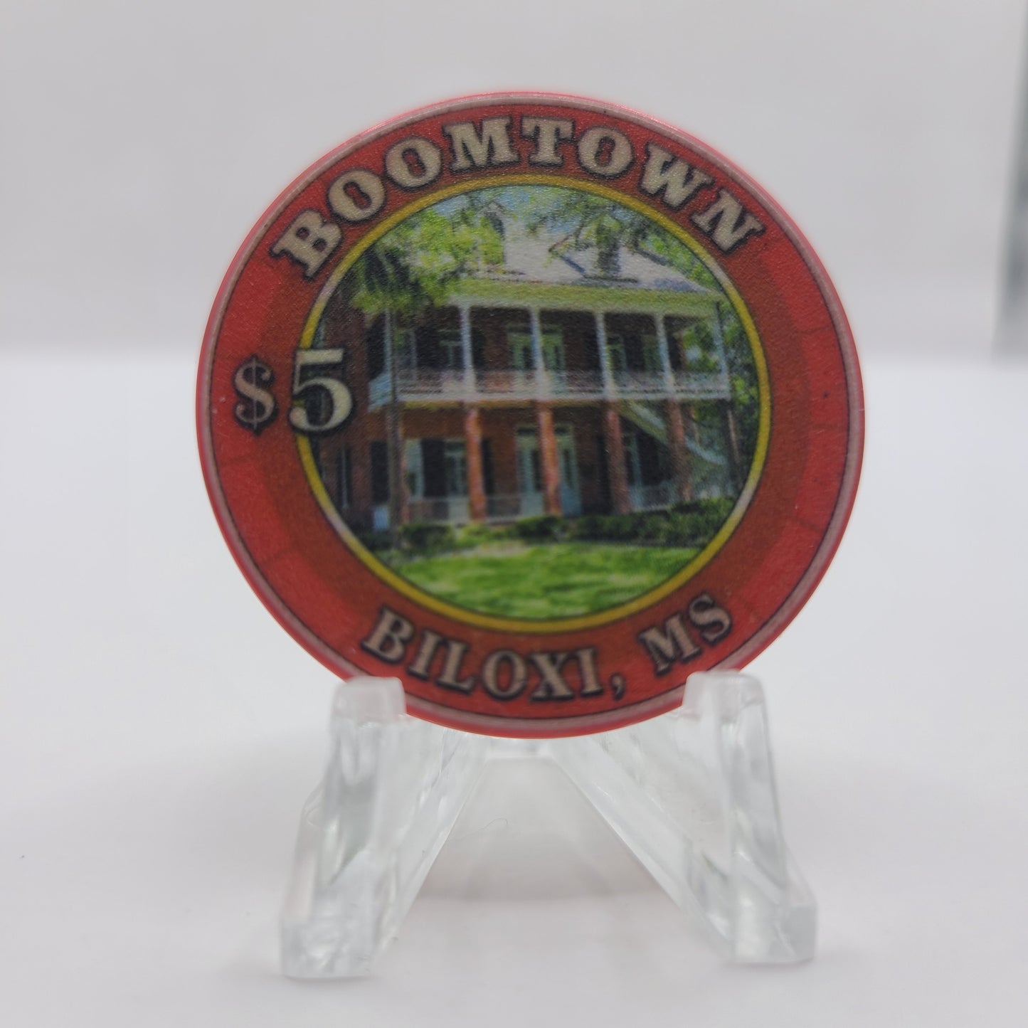 Boomtown "Riverboat" Casino Biloxi Mississippi $5 Chip