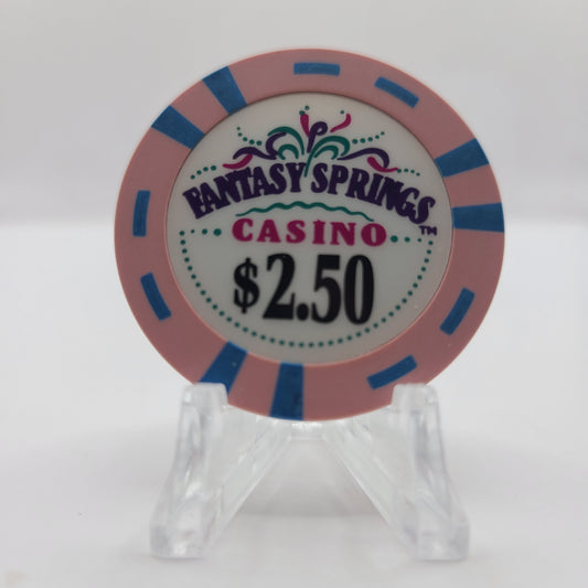 Fantasy Springs Resort Casino Indio California $2.50 Chip