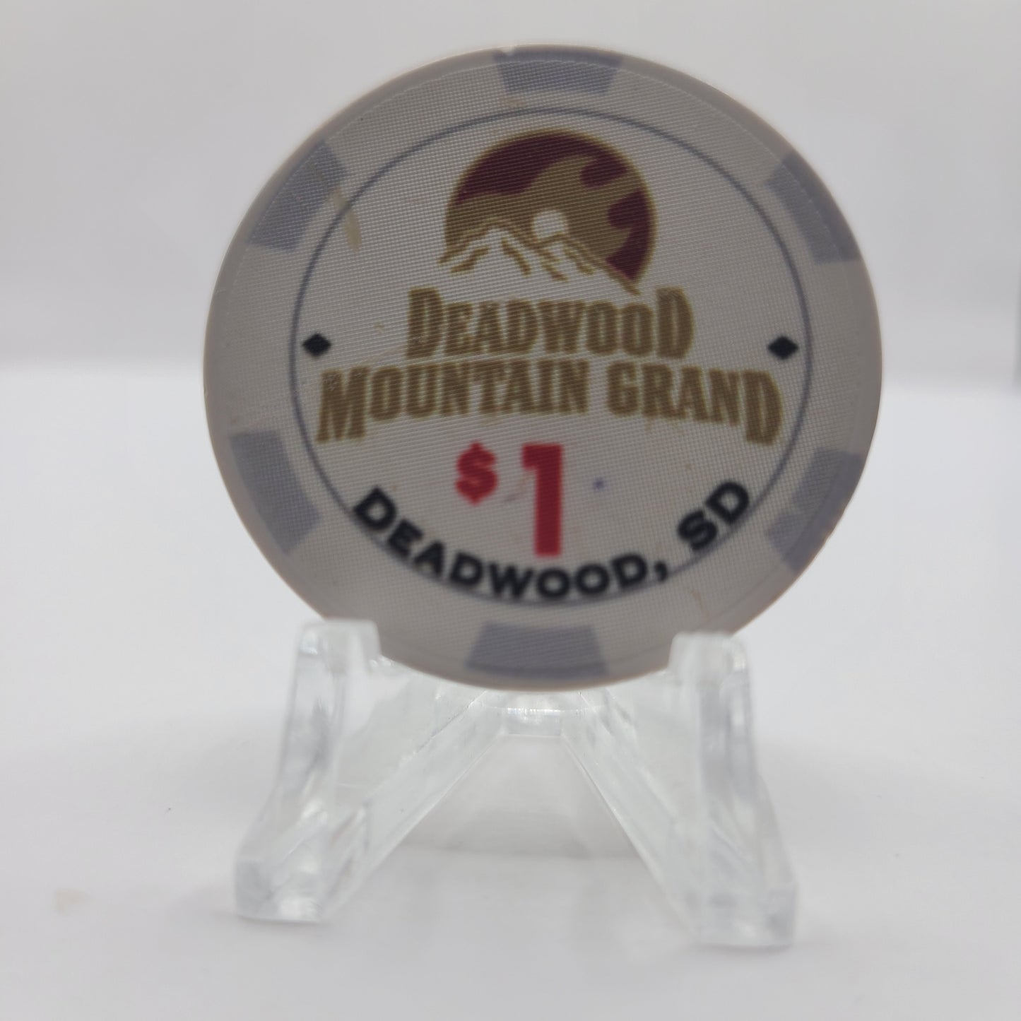 Deadwood Mountain Grand Hotel Casino Deadwood South Dakota 2011 $1 Chip