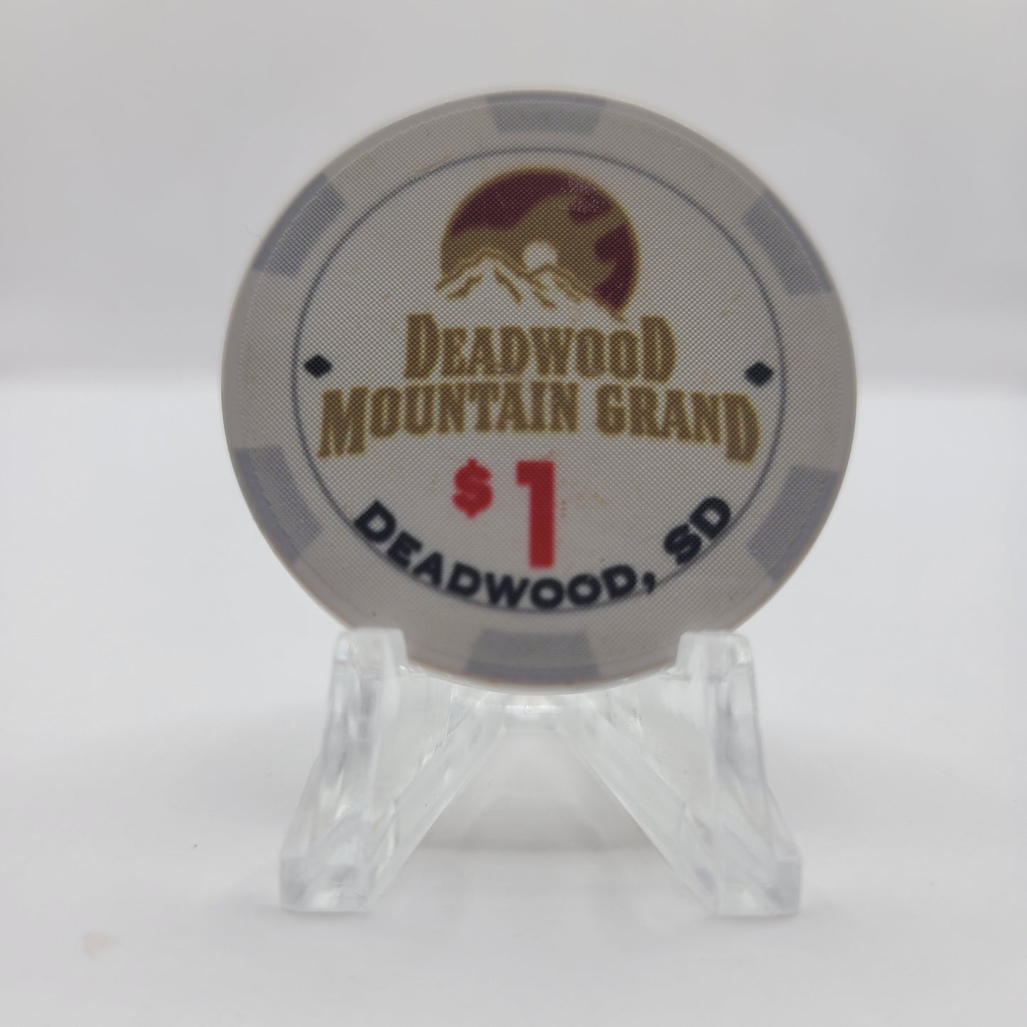 Deadwood Mountain Grand Hotel Casino Deadwood South Dakota 2011 $1 Chip