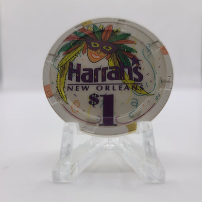 Harrah's Casino New Orleans Louisiana $1 Chip "CIRCULATED"