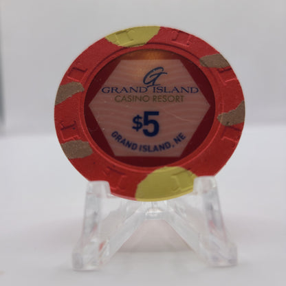 Grand Island Casino Grand Island Nebraska 2023 $5 Chip